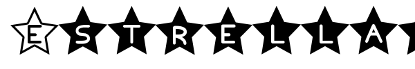 Estrellado TFB font preview